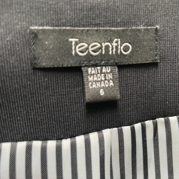 Teenflo black suit jacket stripes - Picture 3 of 4